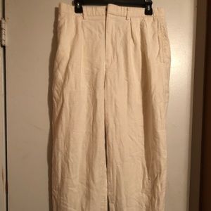 Linen blend pants by Polo